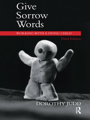 cover image of Give Sorrow Words